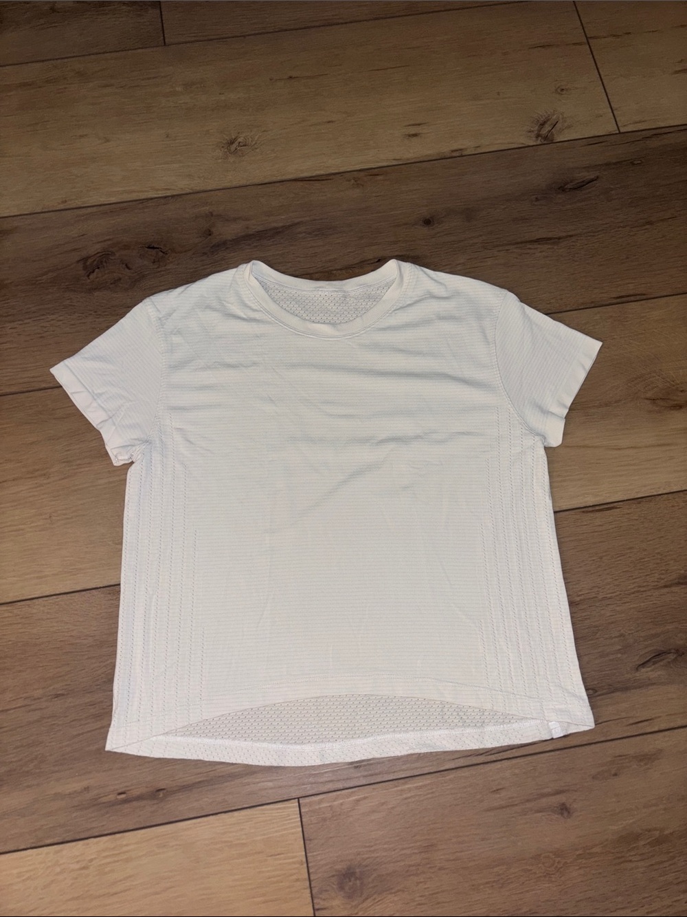 lululemon athletica White Short-Sleeve Crew Performance Tee